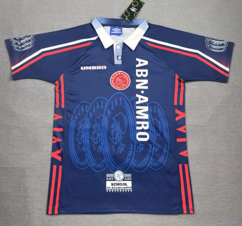 1997-1998 Ajax Away Retro Soccer Jersey