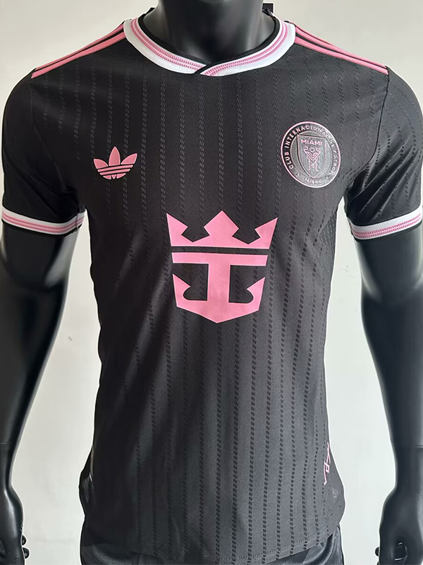 25-26 Inter Miami Special Edition Black Player Version Soccer Jersey *三叶草