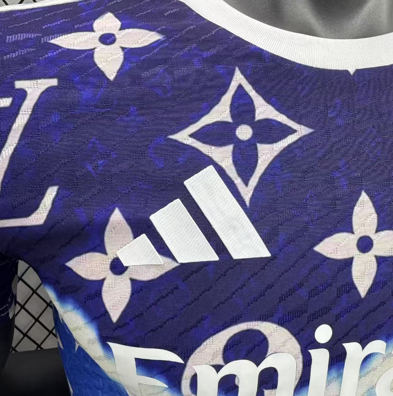 25-26 RMA Purple Blue Special Edition Player Version Training Shirts *L