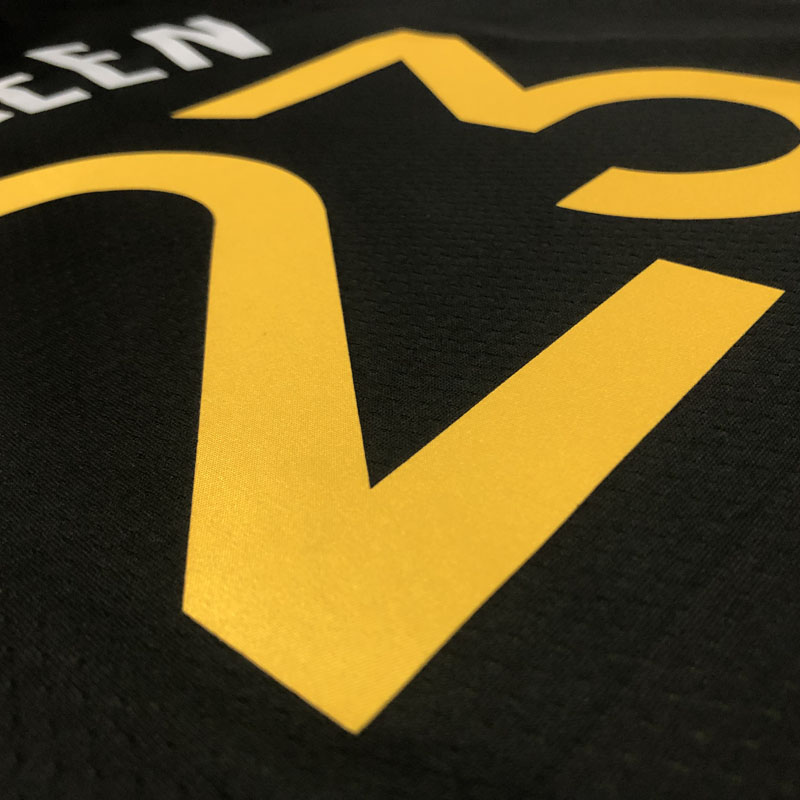 22-23 WARRIORS GREEN #23 Black City Edition Top...