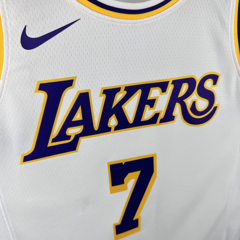 22-23 Lakers ANTHONY #7 White Top Quality Hot Pressing NBA Jersey(圆领)