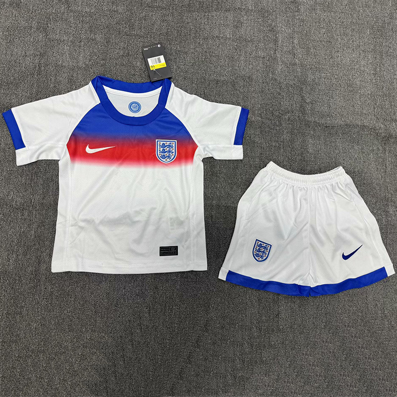 25 England Home Kids Soccer Jersey