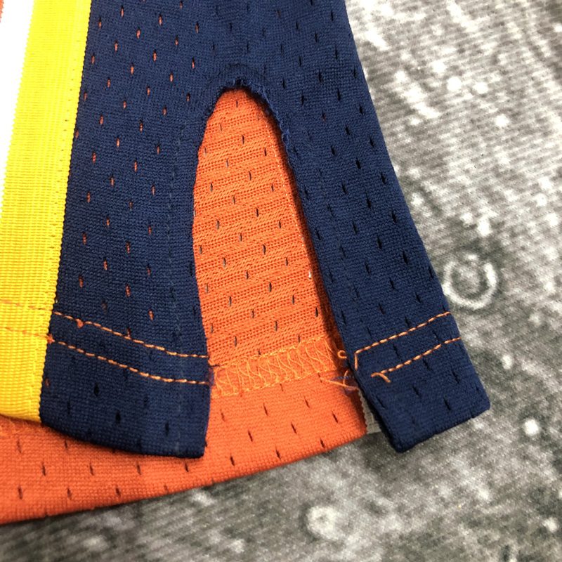 2010 WARRIORS CURRY #30 Orange Retro Top Qualit...