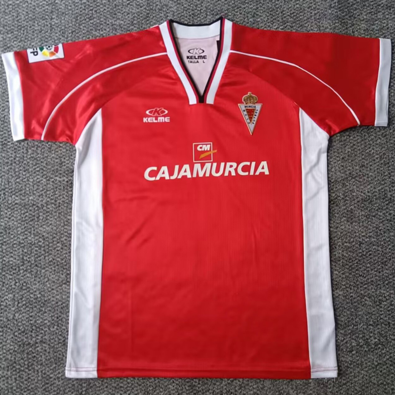 1999-2001 La Coruna Red Retro Soccer Jersey (带章)