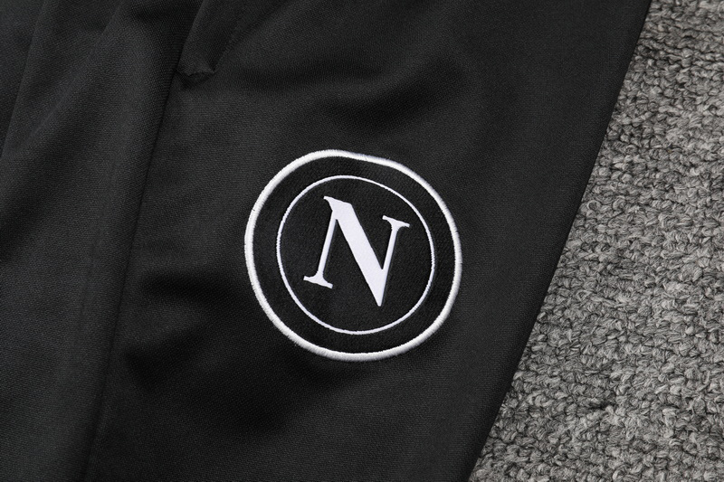 24-25 Napoli Blue Black Half Pull Tracksuit (半拉链)