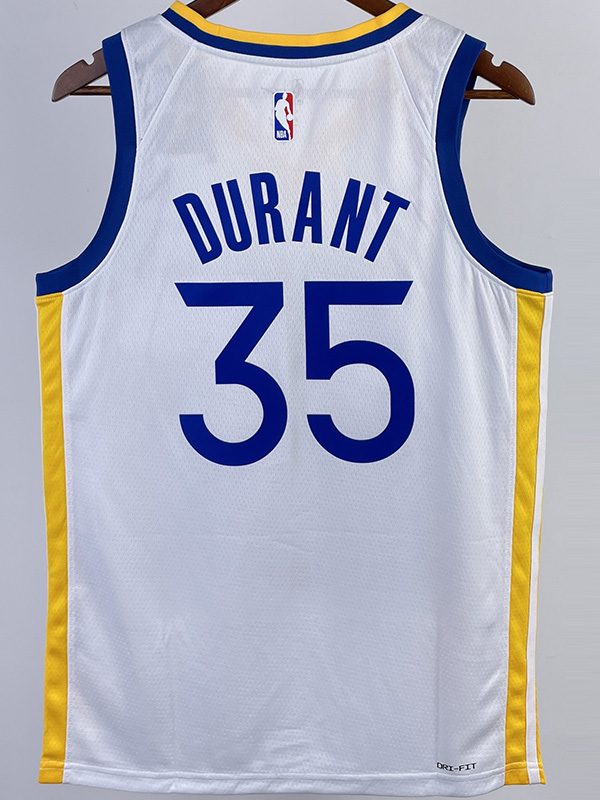 22-23 WARRIORS DURANT #35 White Top Quality Hot...