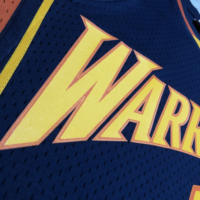 2010 WARRIORS CURRY #30 Navy blue Retro Top Qua...