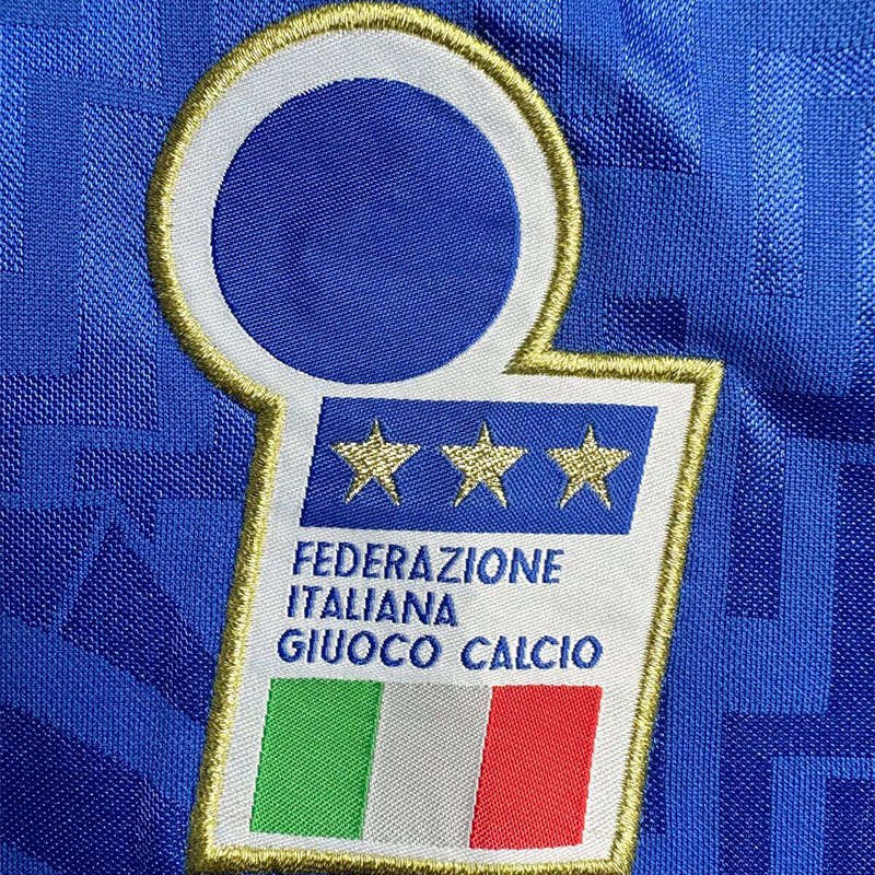 1995 Italy Home Retro Soccer Jersey