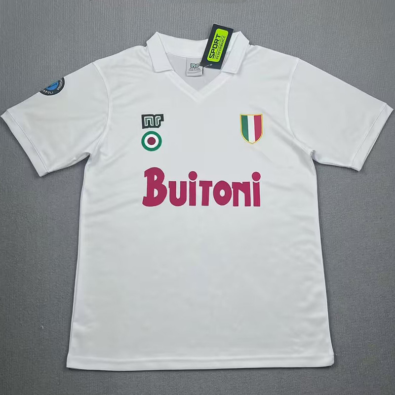 1987-1988 Napoli Away Retro Soccer Jersey