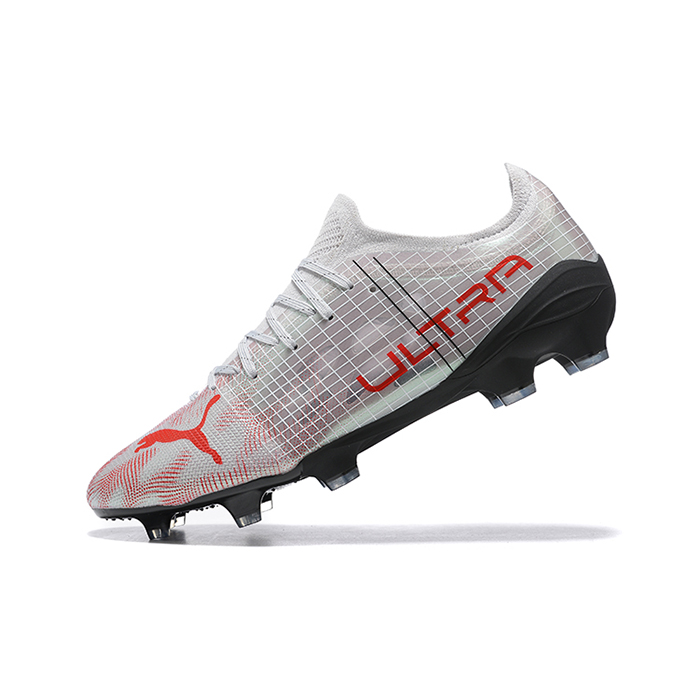 Ultra 1.4 Instinct FG Soccer Shoes-Grey/Red-6450540