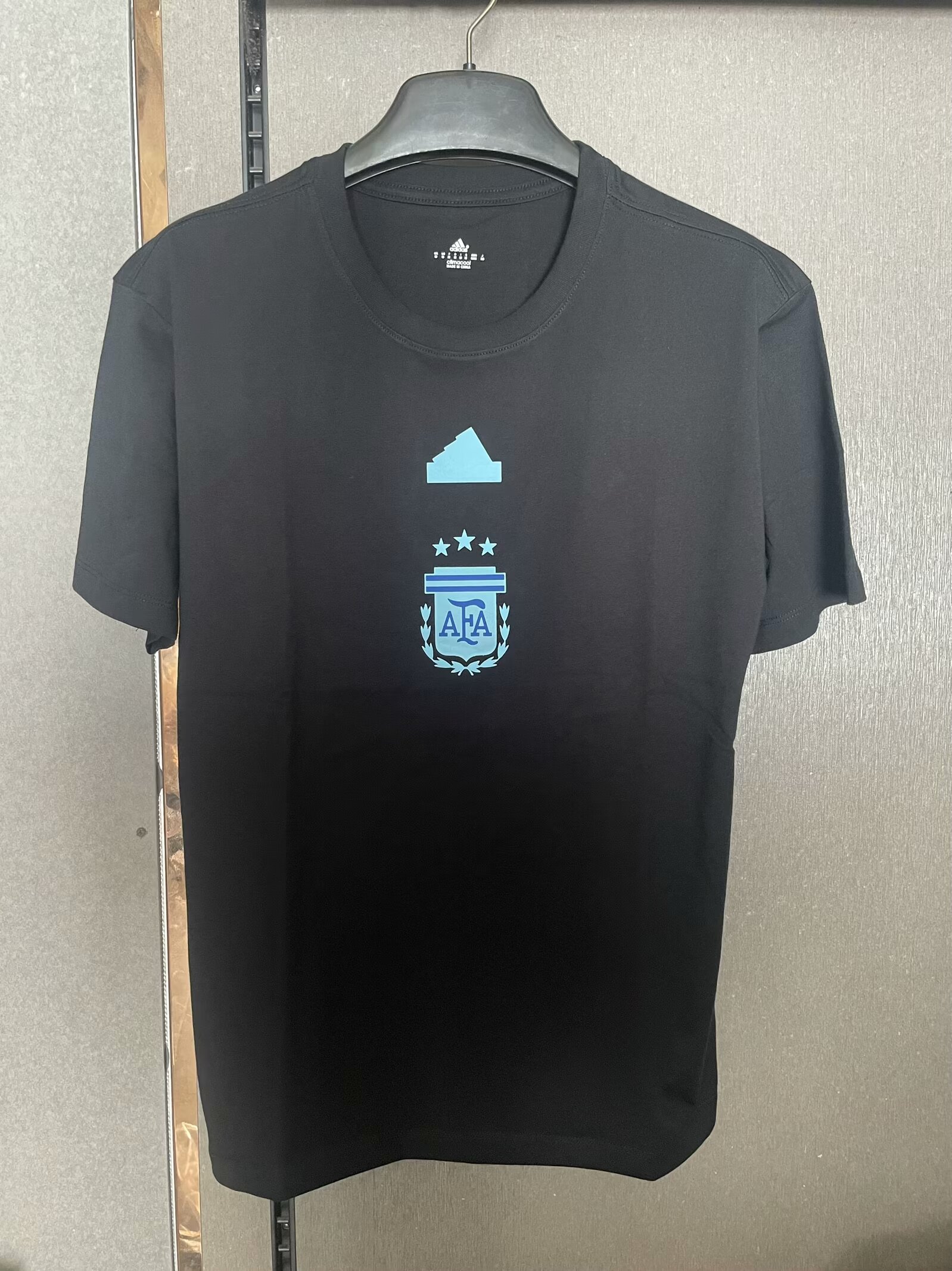 24-25 Argentina Black High Quality Casual T-Shirt