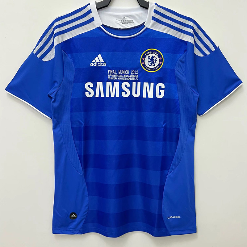 2011-2012 CHE Home Retro Soccer Jersey（决赛小字)