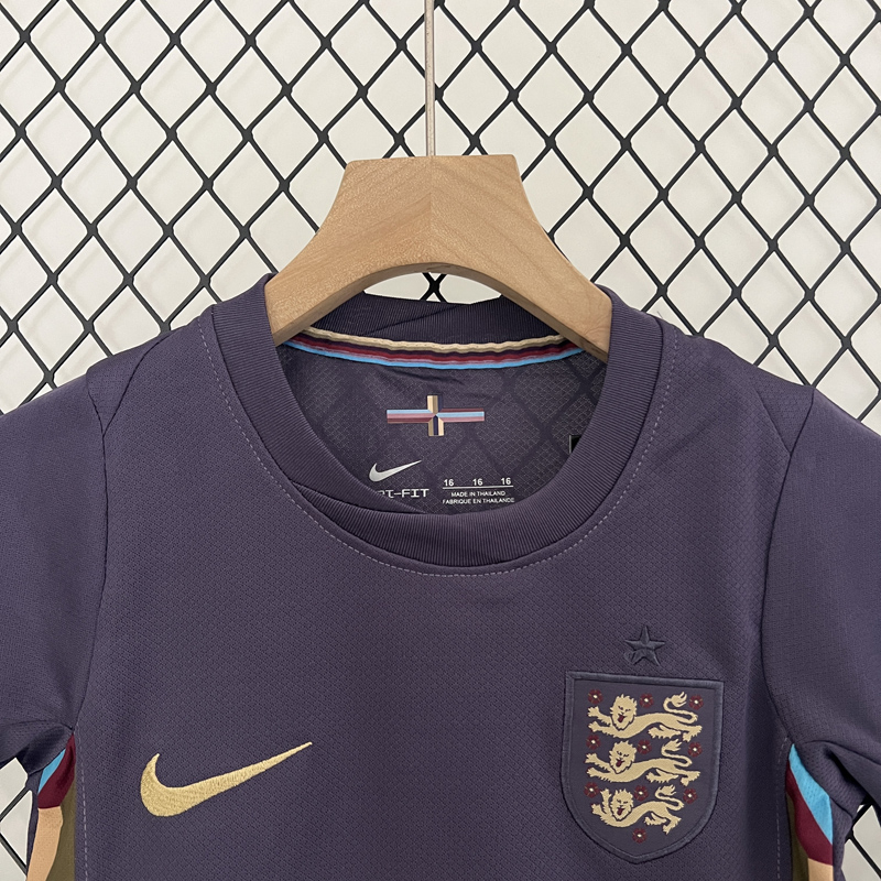 2024 England Away Kids Soccer Jersey