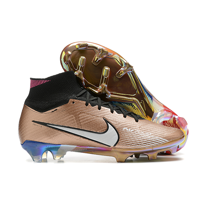 2022 World Cup Air Zoom Mercurial Vapor XV Elite FG High Soccer Shoes-Khkai/Black-2571565