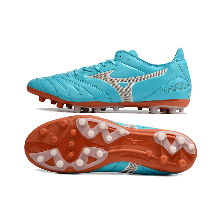 MORELIA NEO AG Soccer Shoes-Blue/Brown-8932309