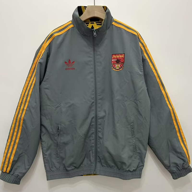 24-25 ARS Golden & Grey Retro Double Sided Windbreaker (双面风衣)