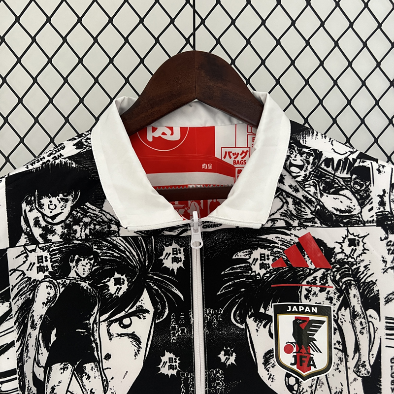 2024 Japan Red & Black Double Sided Windbreaker...