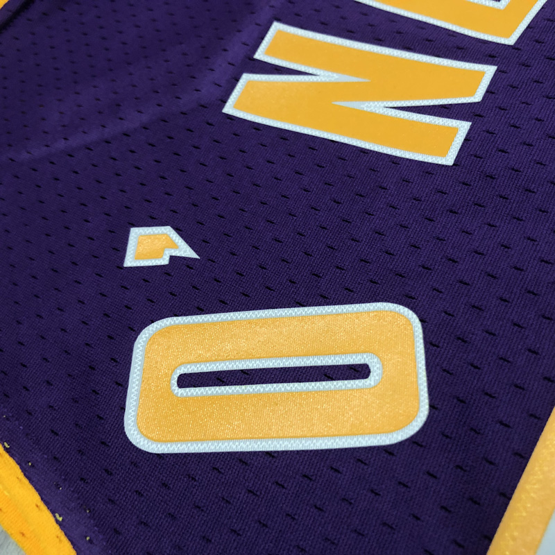 2000 LAKERS O‘NEAL #34 Purple Retro Top Quality...