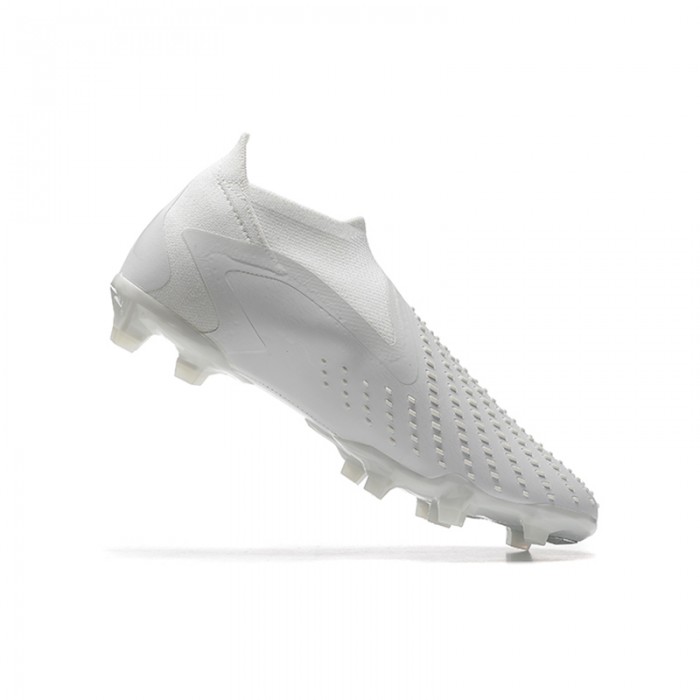 PREDATOR ACCURACY+ FG BOOTS Soccer Shoes-All White-2473401