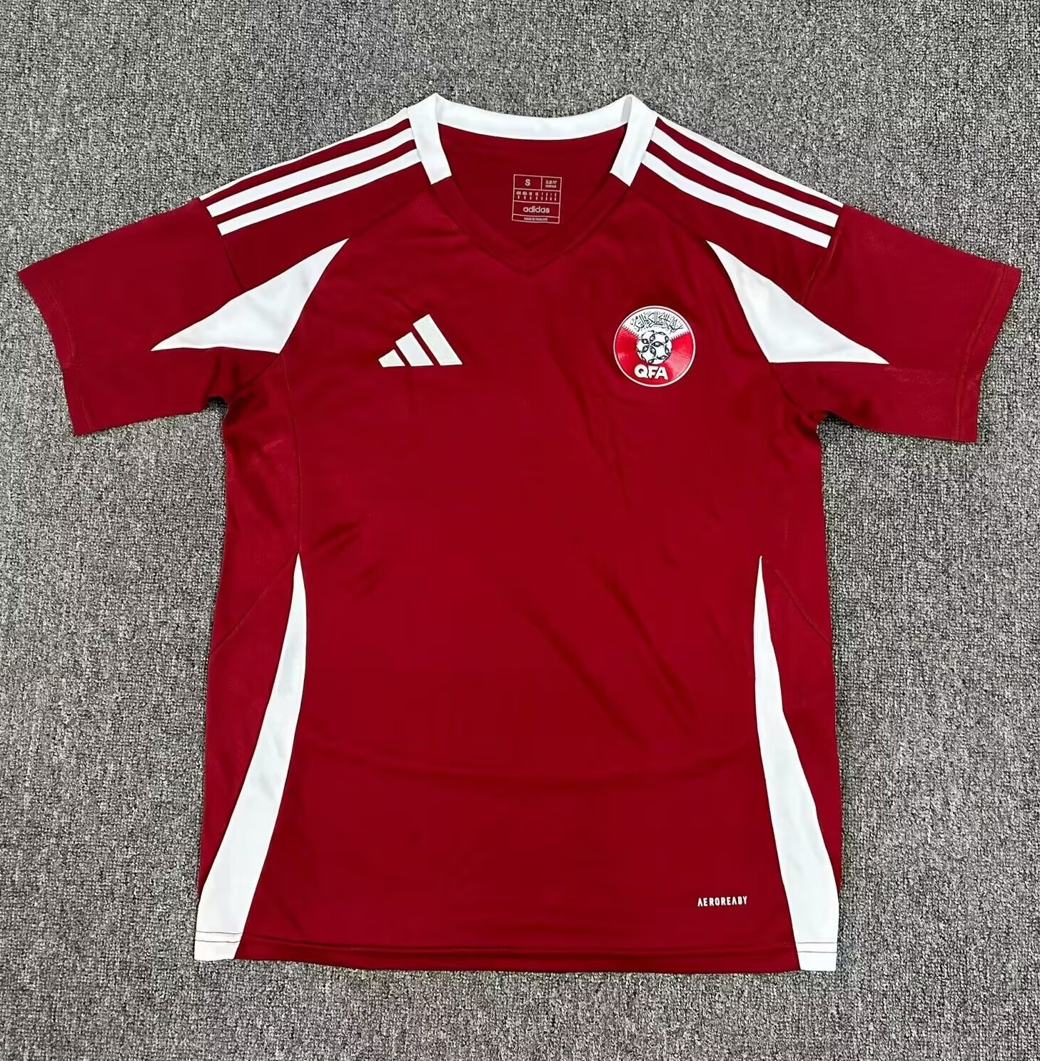 24-25 Qatar Home Fans Soccer Jersey
