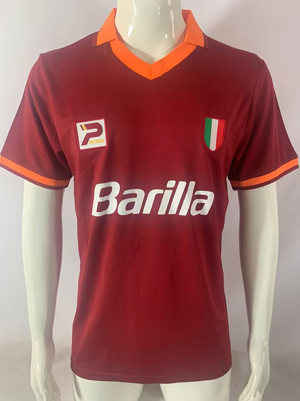 1983-1984 Roma Home Retro Soccer Jersey