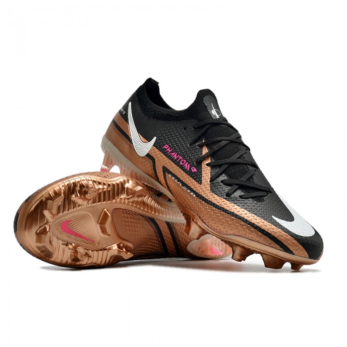 Phantom GT2 Elite FG Soccer Shoes-Black/Gold-6116920