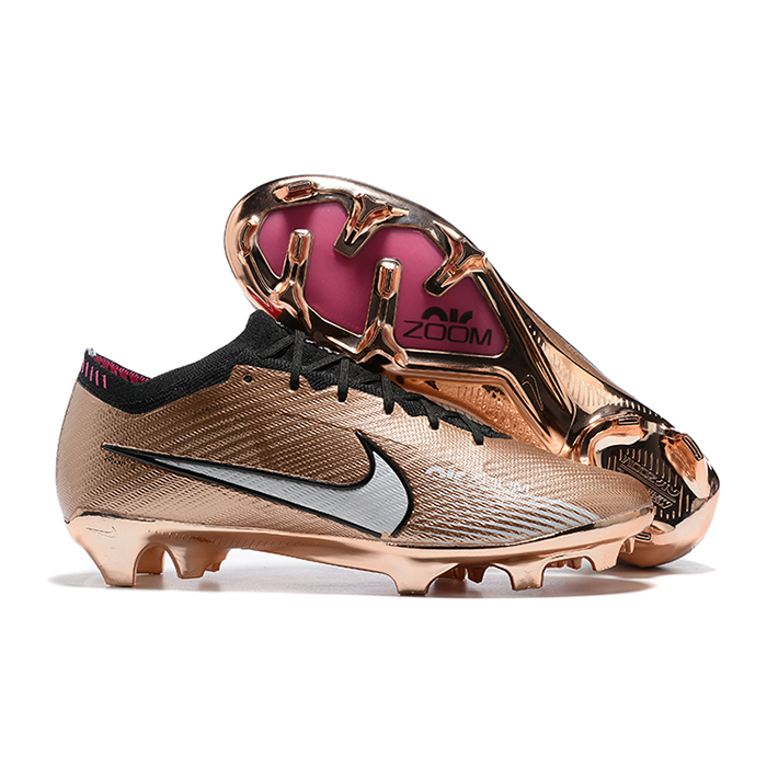 Air Zoom Mercurial Vapor XV Elite FG Soccer Shoes-Rose Gold/Black-4662435
