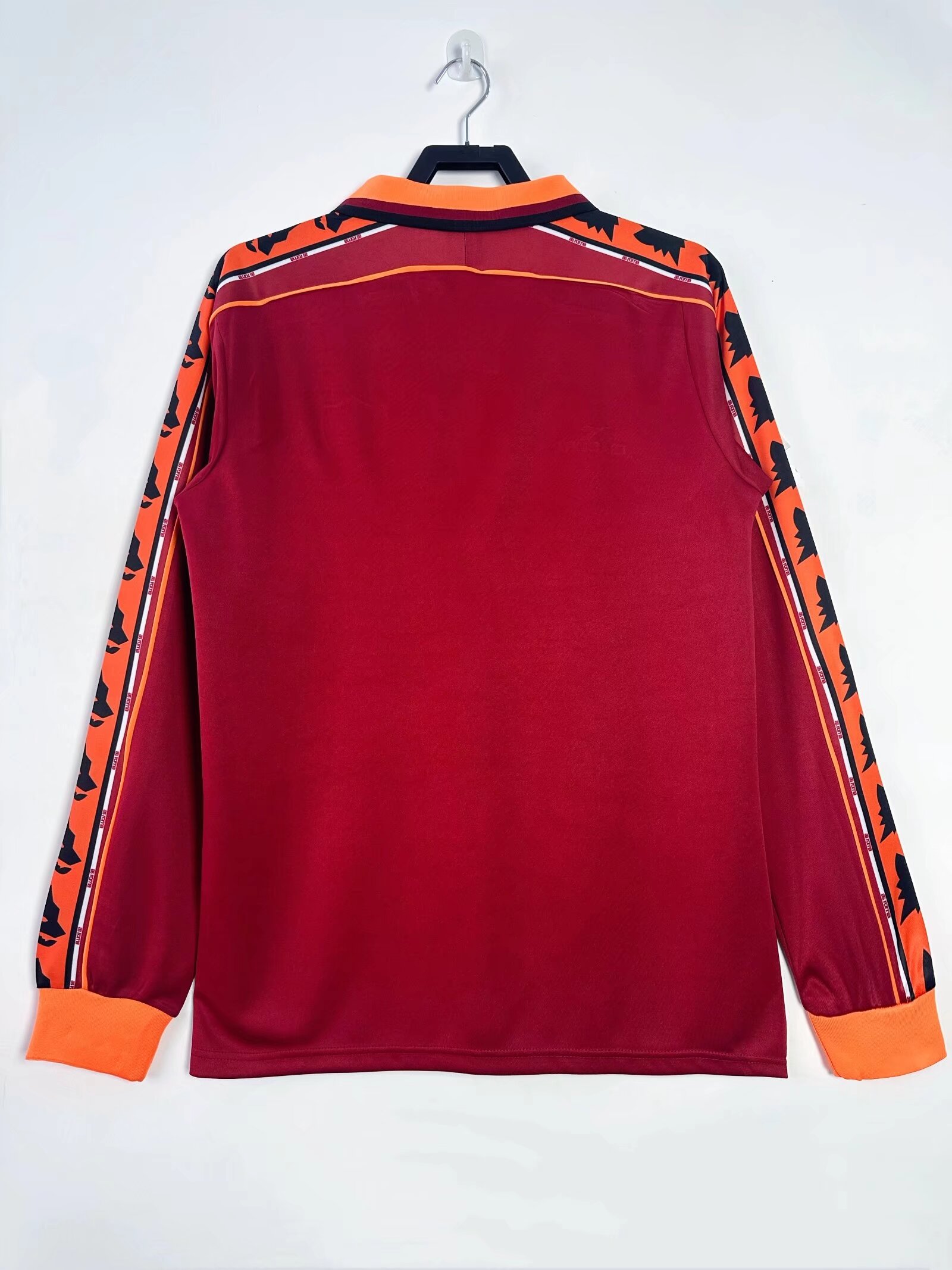 1998-1999 Roma Home Long sleeve Retro Soccer Jersey