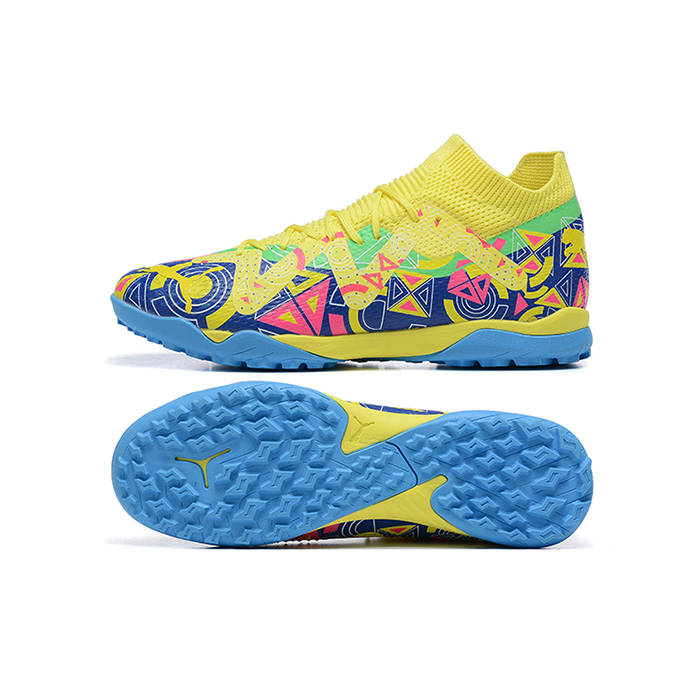 Ultra Ultimate TF Soccer Shoes-Yellow/Blue-8181660