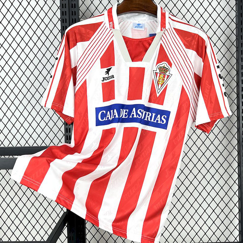 1994-1995 Gijon Home Retro Soccer Jersey