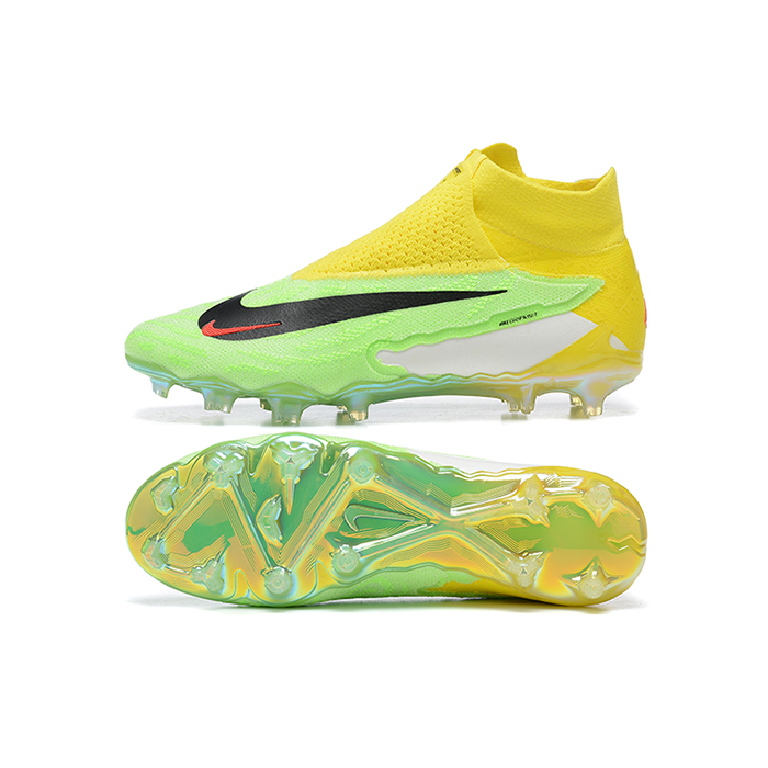 Phantom GX Elite FG High Soccer Shoes-Yellow/Green-8491239