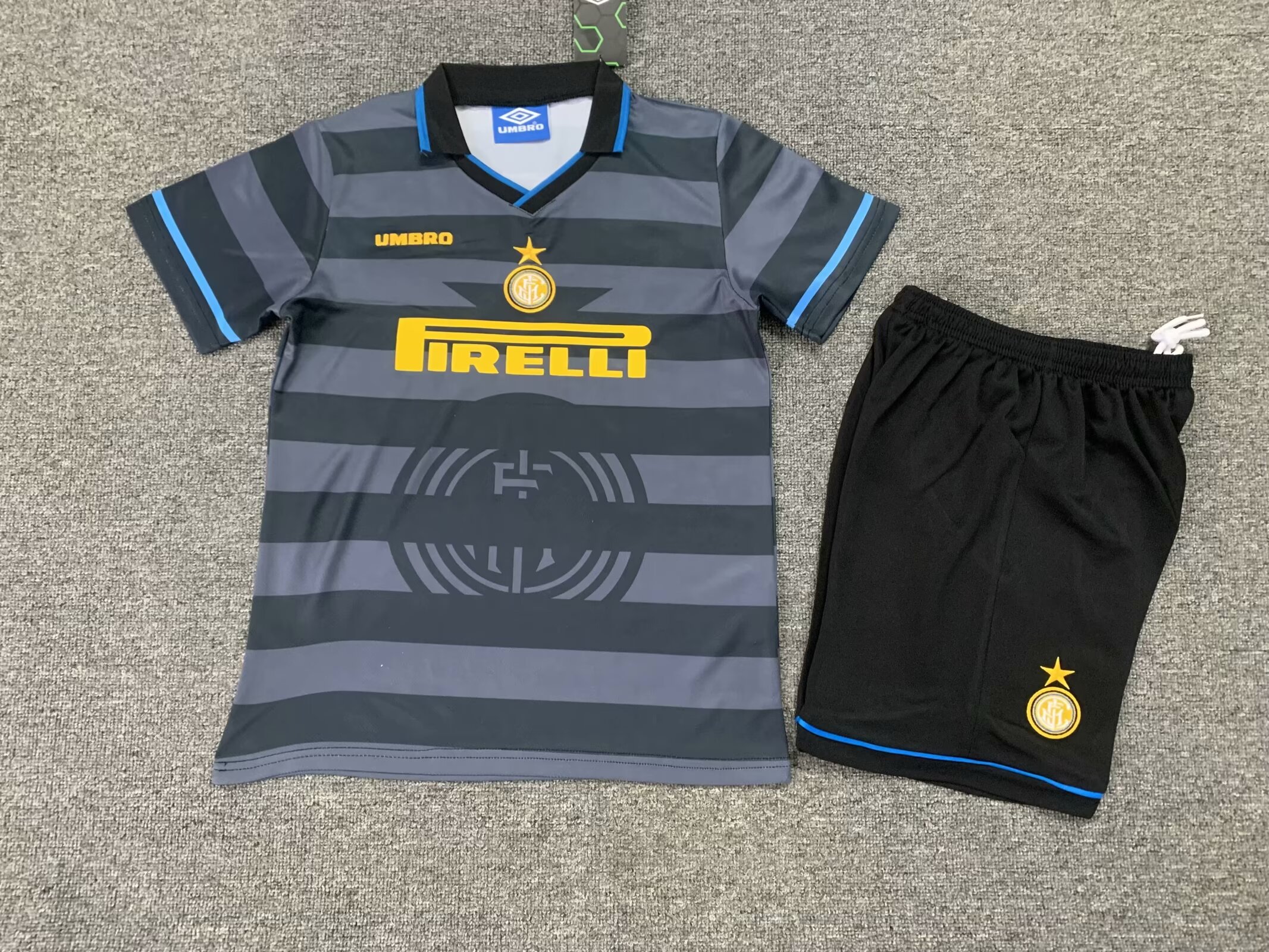 1997-1998 INT Away Kids Retro Soccer Jersey