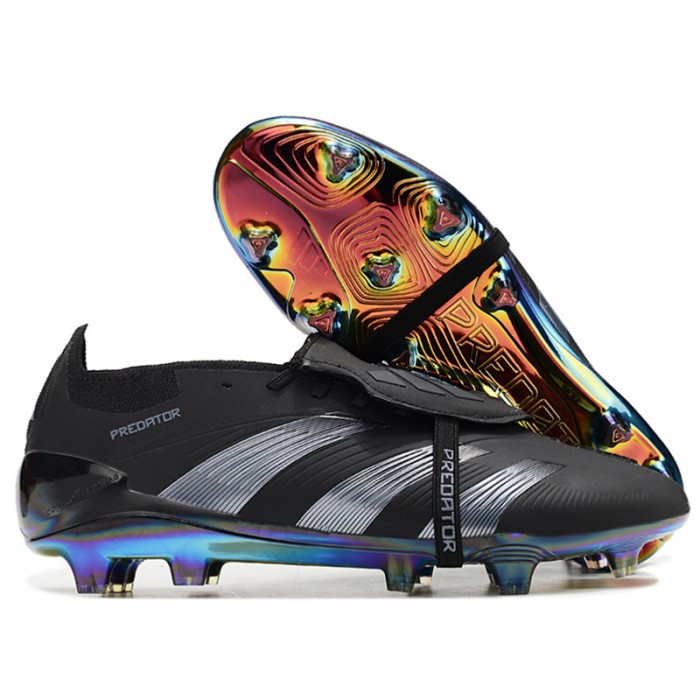 PREDATOR ACCURACY+ FG BOOTS Soccer Shoes-Black/Silver-4171019