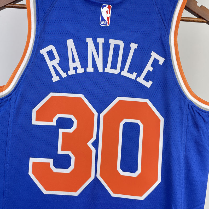 22-23 KNICKS RANDLE #30 Blue Top Quality Hot Pr...