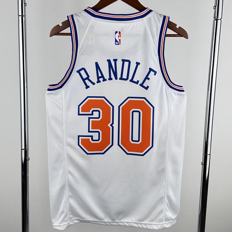 2018-19 KNICKS RANDLE #30 White Top Quality Hot Pressing NBA Jersey