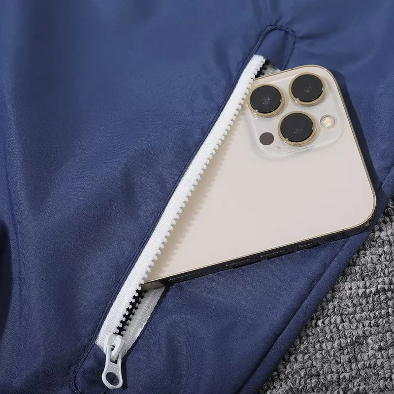 24-25 ManUtd White&Royal Blue Windbreaker