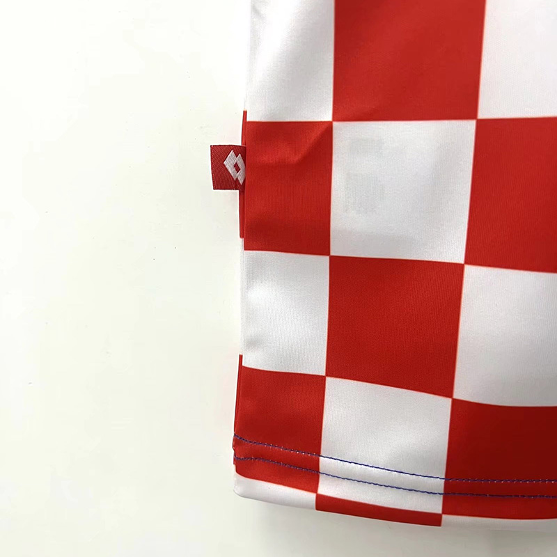 1998 Croatia Away Blue Retro Soccer Jersey
