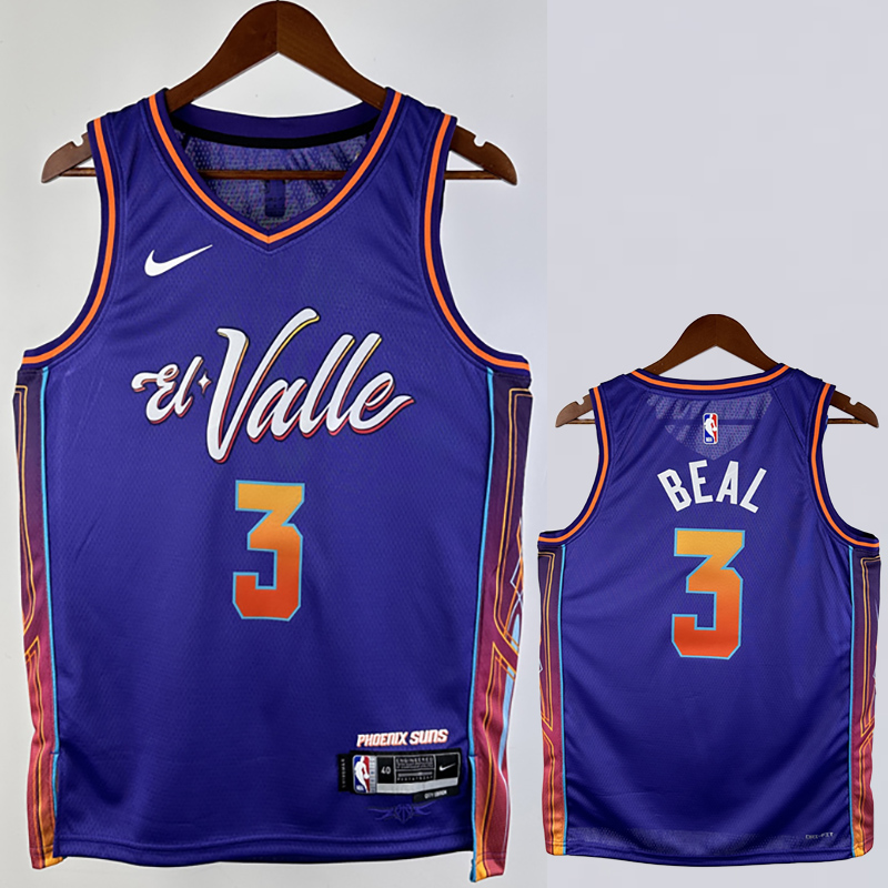 23-24 SUNS BEAL #3 Purple City Edition Top Qual...