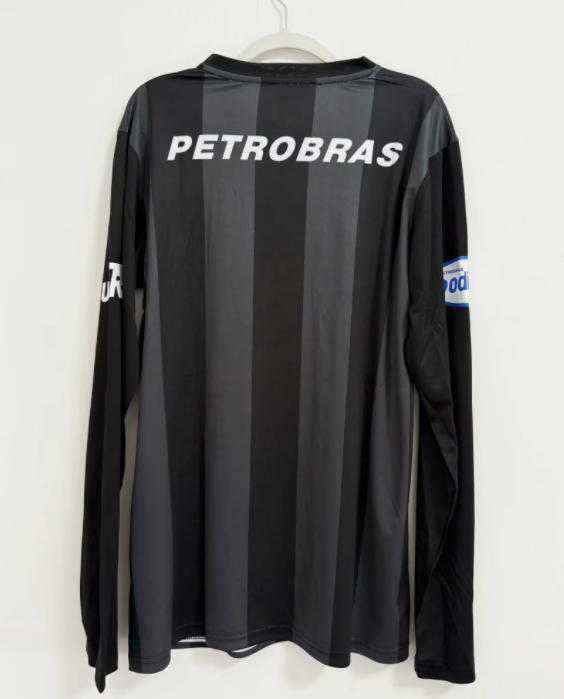 2007 Flamengo GoalKeeper Black Long Sleeve Retro Soccer Jersey (长袖)