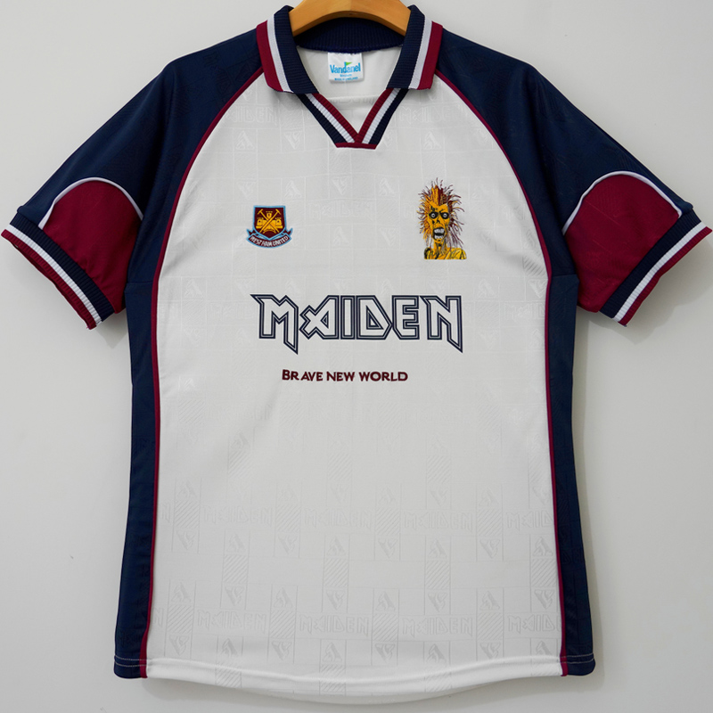 1999 West Ham Away Retro Soccer Jersey