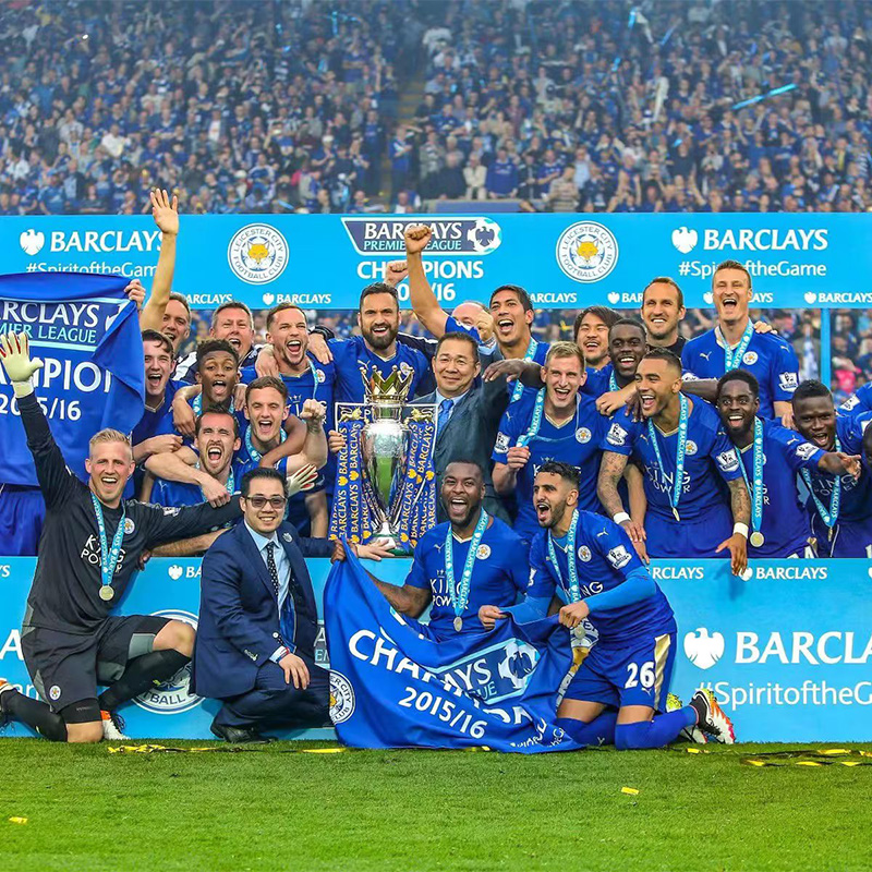 2015-2016 Leicester City Home Retro Soccer Jersey