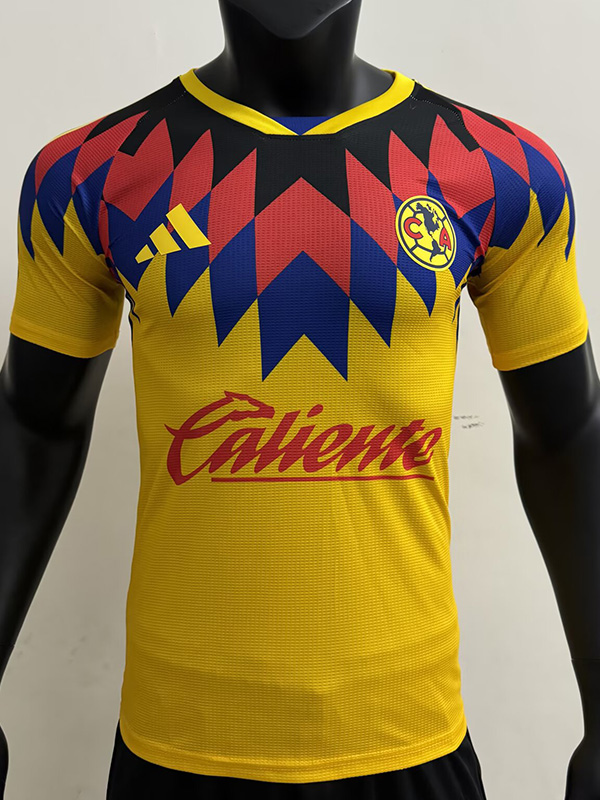 25-26 Club America Yellow Player Version Soccer Jersey