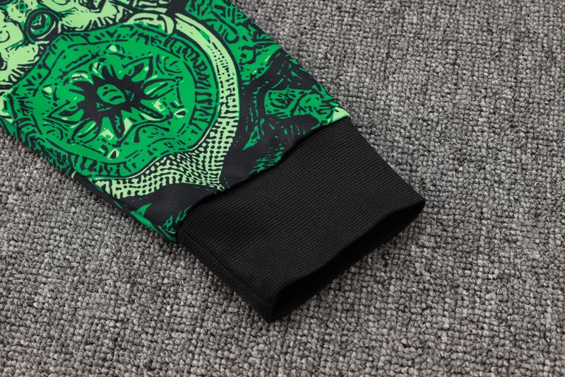 24-25 Brazil Green Jacket Tracksuit #A810(喷墨)