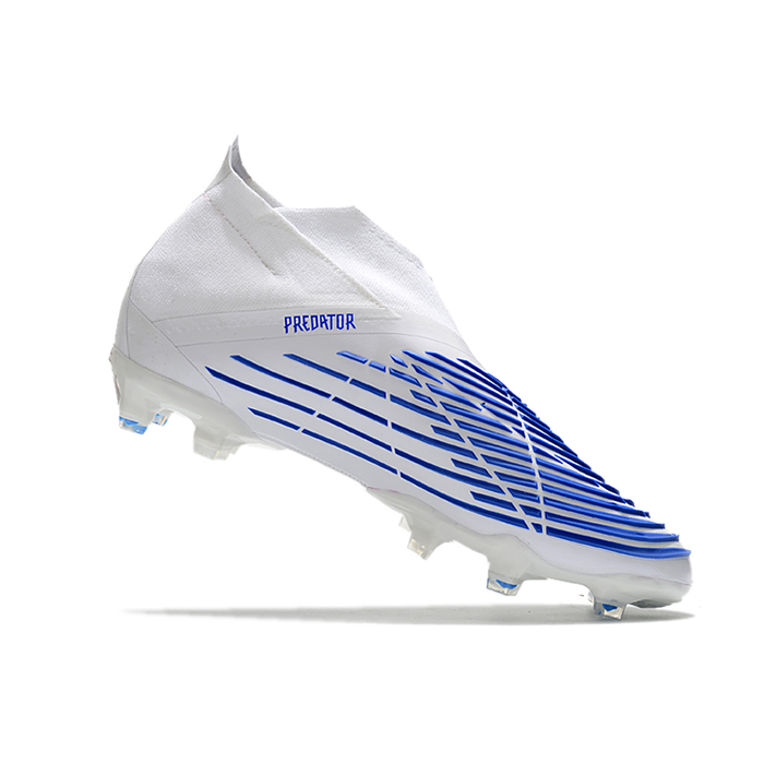 Predator Edge Geometric+ FG Soccer Shoes-White/Blue-1824187