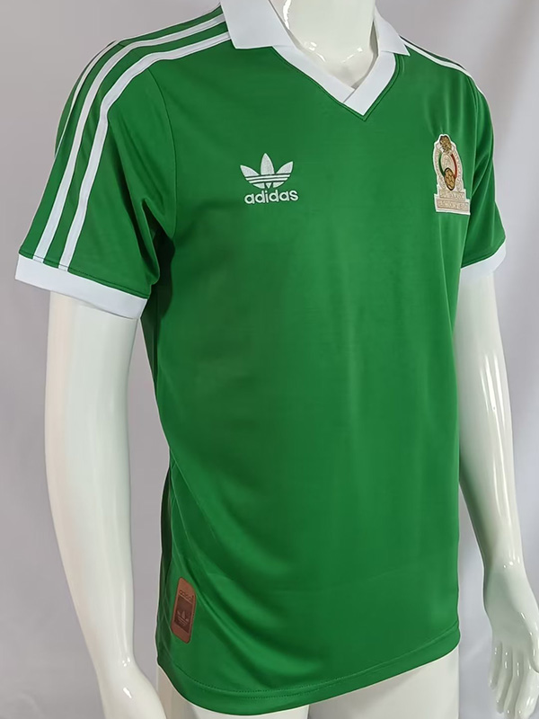 1986 Mexico Home Retro Soccer Jersey