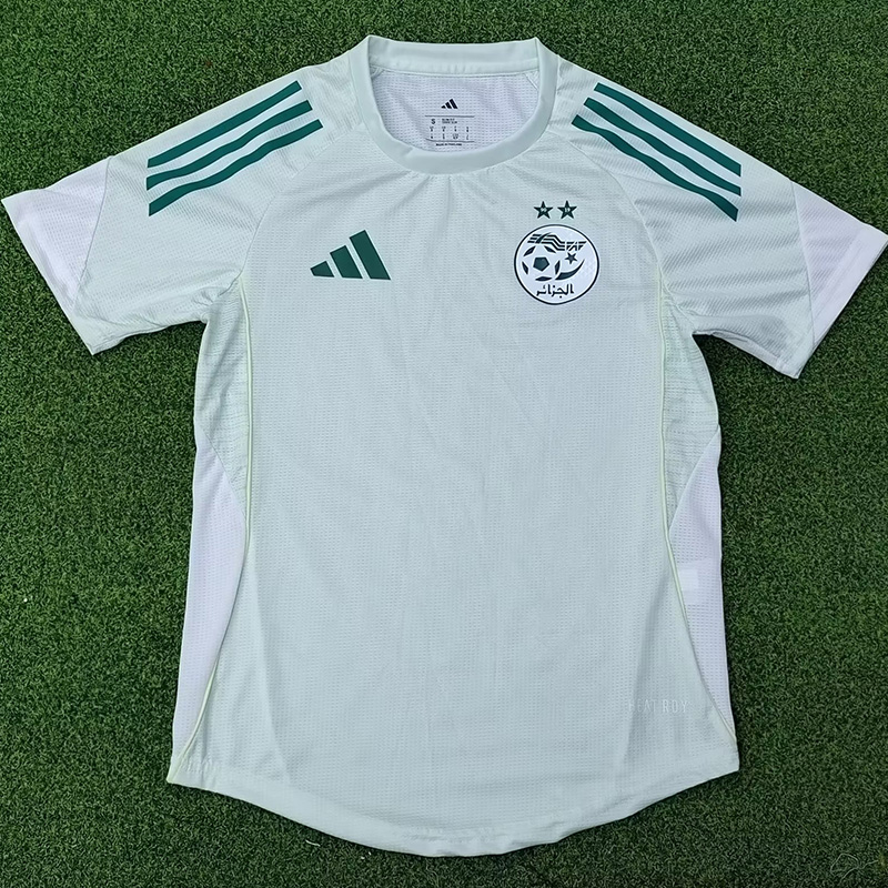 25-26 Algeria Light Green Player Version Training shirts #A38淡绿
