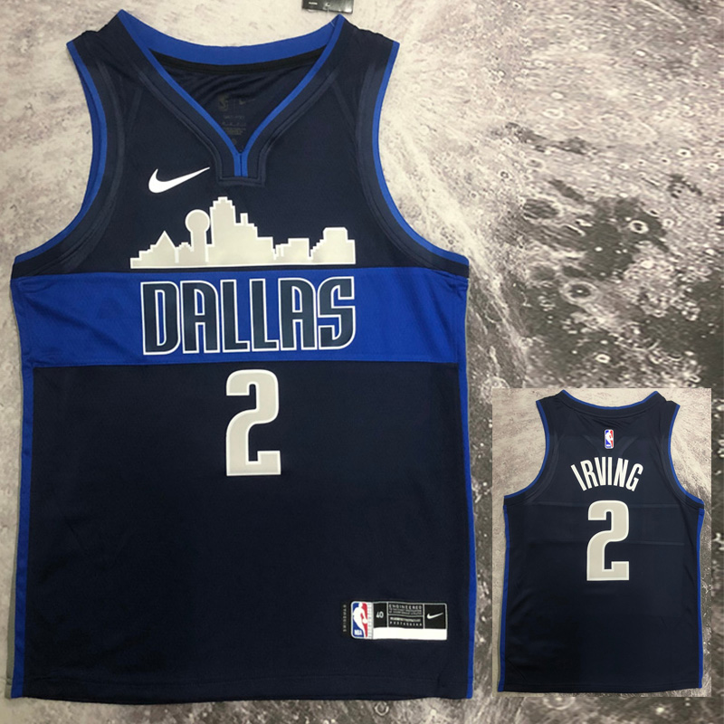 Dallas Mavericks IRVING #2 Black Snow mountain ...