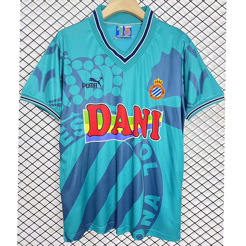 1996-1997 Espanyol Away Retro Soccer Jersey