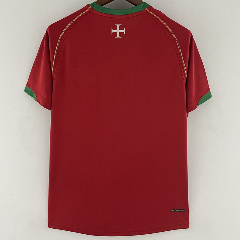 2006 Portugal Home Retro Soccer Jersey