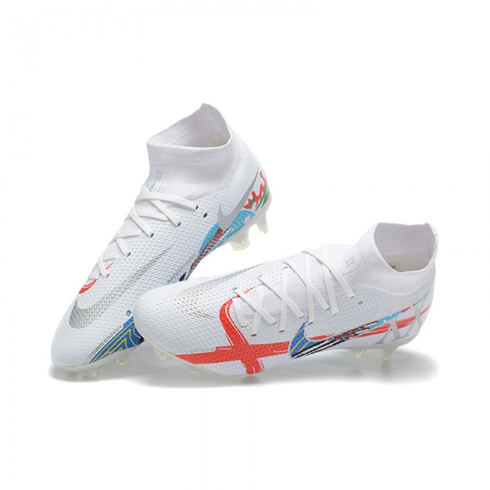 Phantom GT2 Dynamic Fit Elite FG High Soccer Shoes-White/Red-2782767